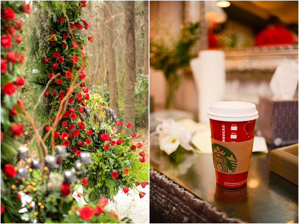 Red Roses. Red. Starbucks. Christmas Wedding