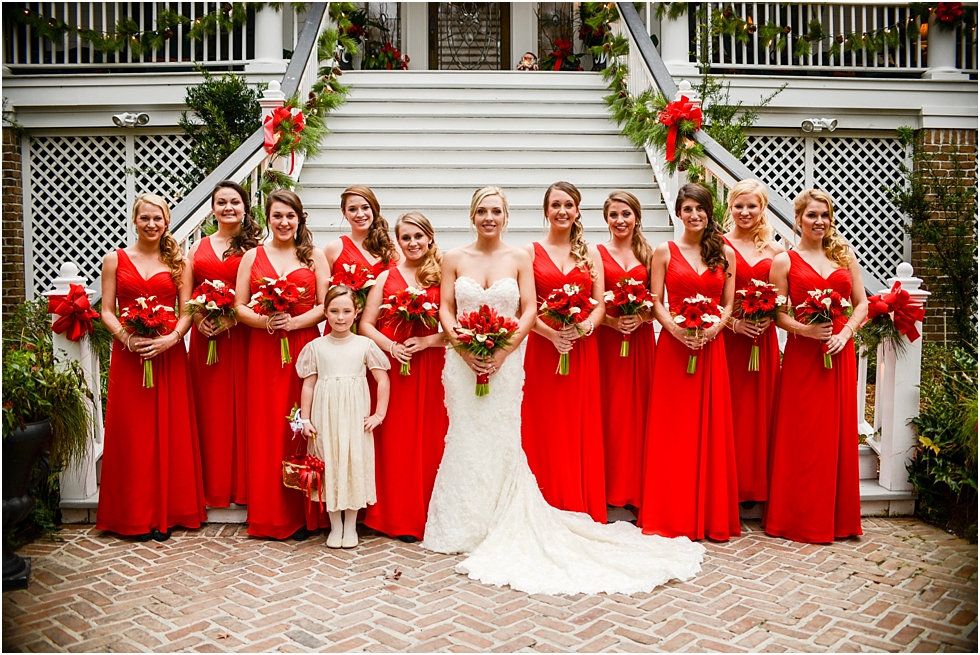 Christmas Wedding, Bridal Party