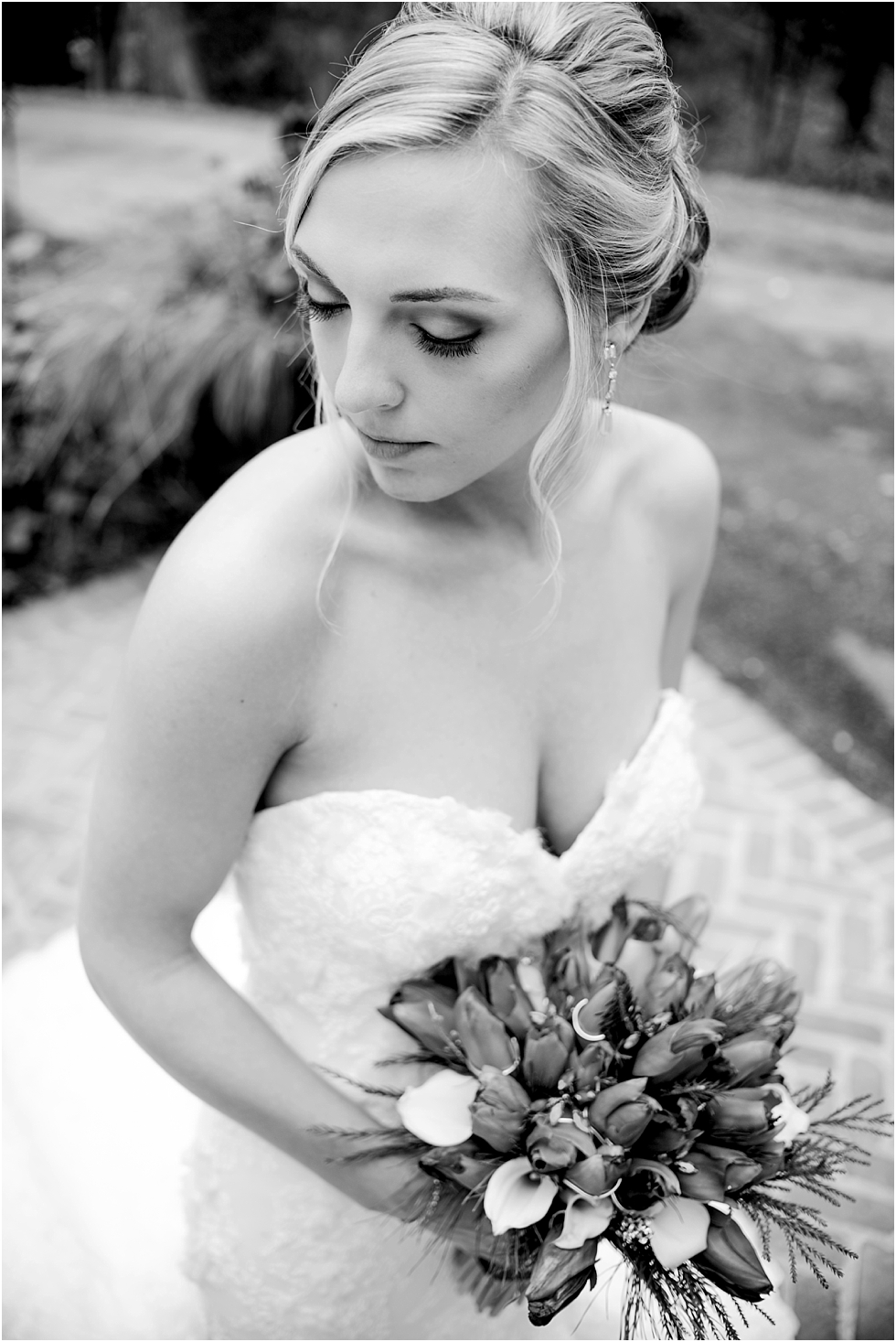 Bridal Portraits Black and White