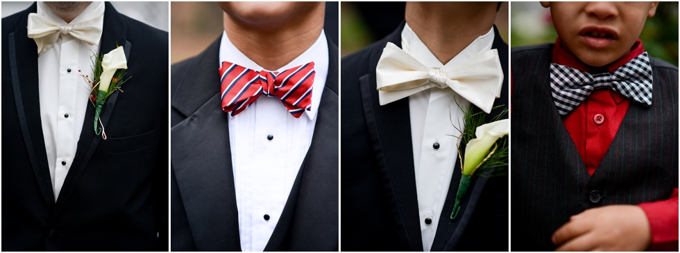 Christmas Wedding Bowties