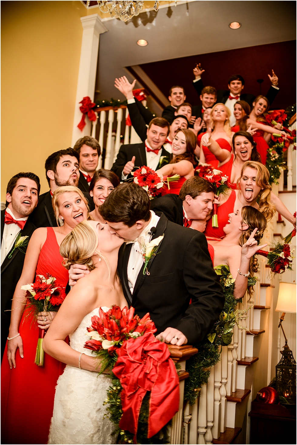 Silly Bridal Party Group Shot