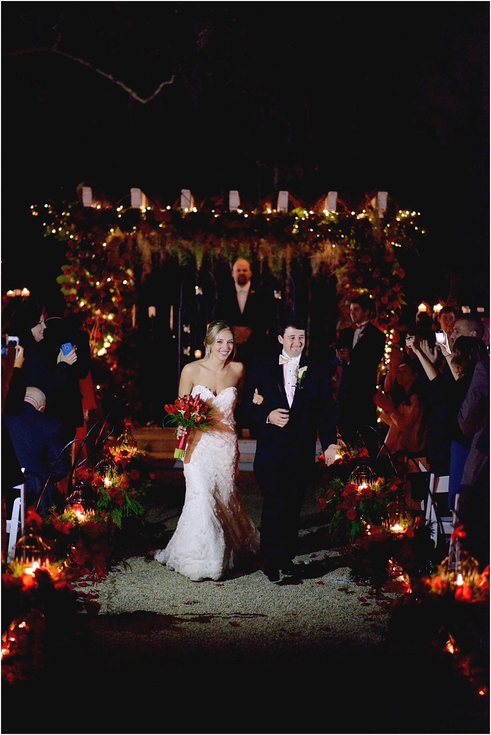 Candlelit Ceremony, Bride and Groom Exit